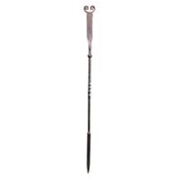 Thorton & Downer Attributed, Arts & Crafts Cotswold School polished steel hand wrought poker - Thumbnail 5