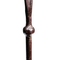 Thorton & Downer Attributed, Arts & Crafts Cotswold School polished steel hand wrought poker - Thumbnail 7