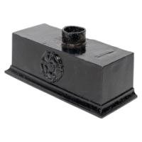 A set of four Arts & Crafts cast iron rain hoppers - Thumbnail 5