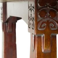 M. H. Baillie Scott a Cuban Mahogany Dining Table From The Liverpool School Of Art - Thumbnail 6