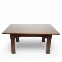 M. H. Baillie Scott A Cuban Mahogany Dining Table From The Liverpool School Of Art - Thumbnail 1