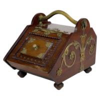 Dr. Christopher Dresser for Benham & Froud, Gothic Revival Walnut Coal Box