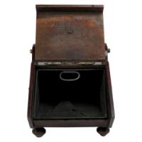Dr. C. Dresser, Benham & Froud, a Gothic Revival Coal Box with Floral Metal Work - Thumbnail 18
