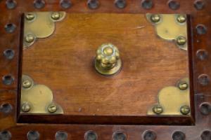 Dr. C. Dresser, Benham & Froud, a Gothic Revival Coal Box with Floral Metal Work - Thumbnail 12
