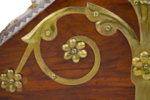 Dr. C. Dresser, Benham & Froud, a Gothic Revival Coal Box with Floral Metal Work - Thumbnail 24