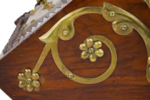 Dr. C. Dresser, Benham & Froud, a Gothic Revival Coal Box with Floral Metal Work - Thumbnail 26