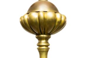 GEC, Arts & Crafts Brass Three-Branch Ceiling Light, Rewired in Period Style - Thumbnail 12
