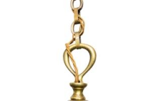GEC, Arts & Crafts Brass Three-Branch Ceiling Light, Rewired in Period Style - Thumbnail 15