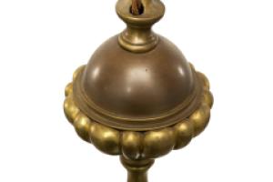 GEC, Arts & Crafts Brass Three-Branch Ceiling Light, Rewired in Period Style - Thumbnail 18