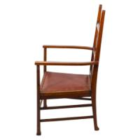 Liberty & Co. Attributed, an Arts & Crafts Mahogany Armchair - Thumbnail 3