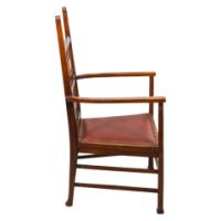 Liberty & Co. Attributed, an Arts & Crafts Mahogany Armchair - Thumbnail 7