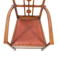 Liberty & Co. Attributed, an Arts & Crafts Mahogany Armchair - Thumbnail 10