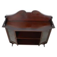Collinson & Lock English Aesthetic Movement Mahogany Glazed Wall Cabinet - Thumbnail 8