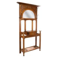 Harris Lebus. A Superb Quality Arts & Crafts Hallstand - Thumbnail 2