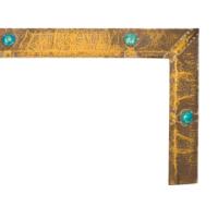 Arts & Crafts Copper Fender with Ruskin Jewels - Thumbnail 4