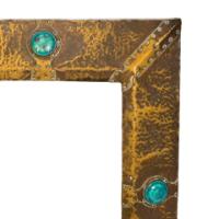 Arts & Crafts Copper Fender with Ruskin Jewels - Thumbnail 5