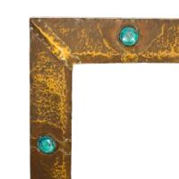 Arts & Crafts Copper Fender with Ruskin Jewels - Thumbnail 7