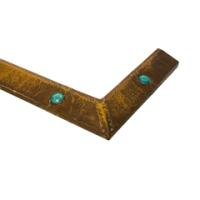 Arts & Crafts Copper Fender with Ruskin Jewels - Thumbnail 8
