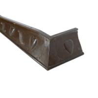 Well-Crafted Arts & Crafts Copper Fender with Repousse Heart Details - Thumbnail 6