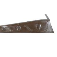 Well-Crafted Arts & Crafts Copper Fender with Repousse Heart Details - Thumbnail 5