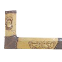 An Arts & Crafts Copper Brass & Iron Fender - Thumbnail 5