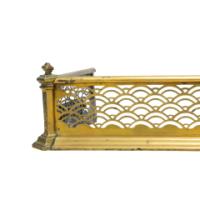 Thomas Jeckyll Made by Barnard Bishop & Barnard. Anglo-Japanese Brass Fender - Thumbnail 8