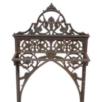 Dr. C. Dresser Aesthetic Movement Cast Iron Stick Stand Made by Coalbrookdale - Thumbnail 9