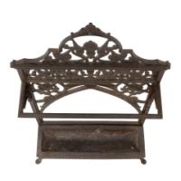 Dr. C. Dresser Aesthetic Movement Cast Iron Stick Stand Made by Coalbrookdale - Thumbnail 11