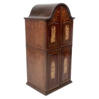W. J. Neatby Attributed, English Art Nouveau Music Cabinet with Musicians to the Doors - Thumbnail 4