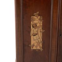 W. J. Neatby Attributed, English Art Nouveau Music Cabinet with Musicians to the Doors - Thumbnail 17