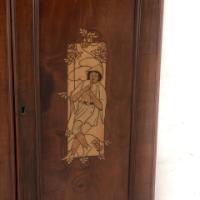 W. J. Neatby Attributed, English Art Nouveau Music Cabinet with Musicians to the Doors - Thumbnail 18