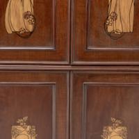 W. J. Neatby Attributed, English Art Nouveau Music Cabinet with Musicians to the Doors - Thumbnail 22