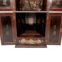 W. J. Neatby Attributed, English Art Nouveau Music Cabinet with Musicians to the Doors - Thumbnail 30