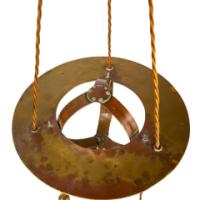 Arts & Crafts Orb Ceiling Light with a Sphere Shaped Central Body - Thumbnail 6