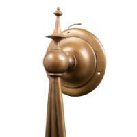 A Pair of Three Branch Brass Wall Lights - Thumbnail 14