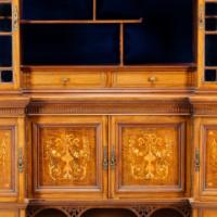 Collinson & Lock Attributed, Anglo-Japanese Inverted Satinwood Sideboard - Thumbnail 8