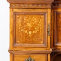 Collinson & Lock Attributed, Anglo-Japanese Inverted Satinwood Sideboard - Thumbnail 12