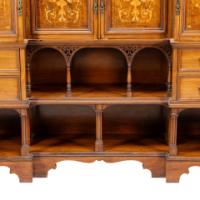 Collinson & Lock Attributed, Anglo-Japanese Inverted Satinwood Sideboard - Thumbnail 17