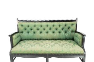 Philip Webb for Morris & Co., Aesthetic Movement Ebonised Bobbin Turned Settee - Thumbnail 6