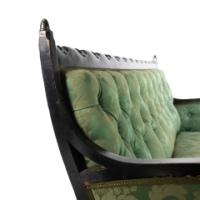 Philip Webb for Morris & Co., Aesthetic Movement Ebonised Bobbin Turned Settee - Thumbnail 7