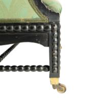 Philip Webb for Morris & Co., Aesthetic Movement Ebonised Bobbin Turned Settee - Thumbnail 18