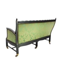Philip Webb for Morris & Co., Aesthetic Movement Ebonised Bobbin Turned Settee - Thumbnail 20