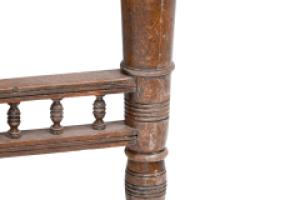 Alfred Waterhouse, Style of. A Gothic Revival Oak Partners Desk with Two Drawers Each Side - Thumbnail 20