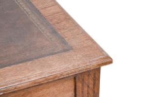 Alfred Waterhouse, Style of. A Gothic Revival Oak Partners Desk with Two Drawers Each Side - Thumbnail 4