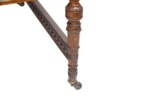 Alfred Waterhouse, Style of. A Gothic Revival Oak Partners Desk with Two Drawers Each Side - Thumbnail 21