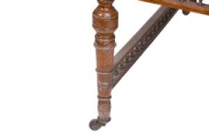 Alfred Waterhouse, Style of. A Gothic Revival Oak Partners Desk with Two Drawers Each Side - Thumbnail 23