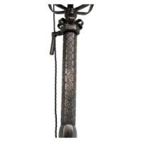 Alfred Bucknell. A Handmade Steel Standard Lamp with Fine Chased Details - Thumbnail 7