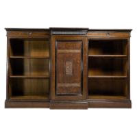 Lamb of Manchester. A Fine Aesthetic Movement Breakfront Bookcase - Thumbnail 2
