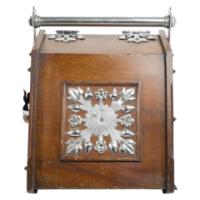 Dr. C. Dresser Attributed, Aesthetic Movement Walnut Coal Scuttle with Stylised Mounts - Thumbnail 4