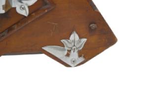 Dr. C. Dresser, attributed. Aesthetic Movement Walnut Coal Scuttle with Stylized Mounts - Thumbnail 14